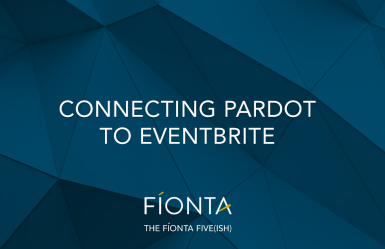 Connect EventBrite to Pardot