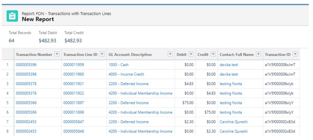 Fonteva Finance Reconciliation Image 1