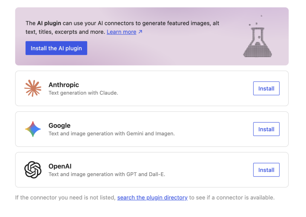 Wordpress 7.0 Release AI Plugin screenshot