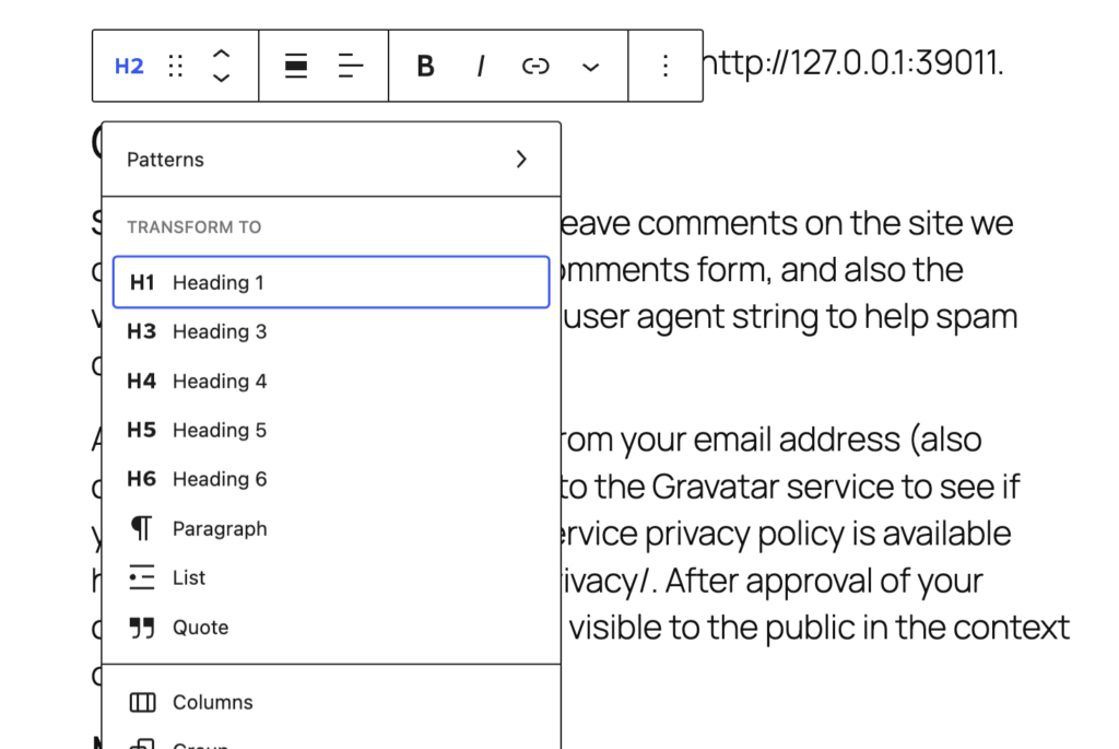 Salesforce 7.0 Release Text editor screenshot