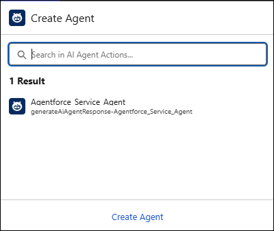 Create Agentforce Agent